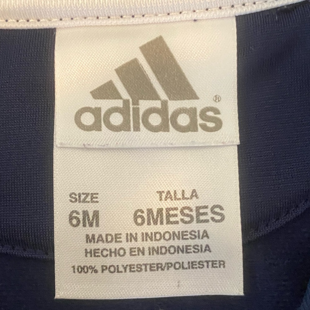 💙adidas • blue track suit • 6 mos • EUC - Picture 3 of 3